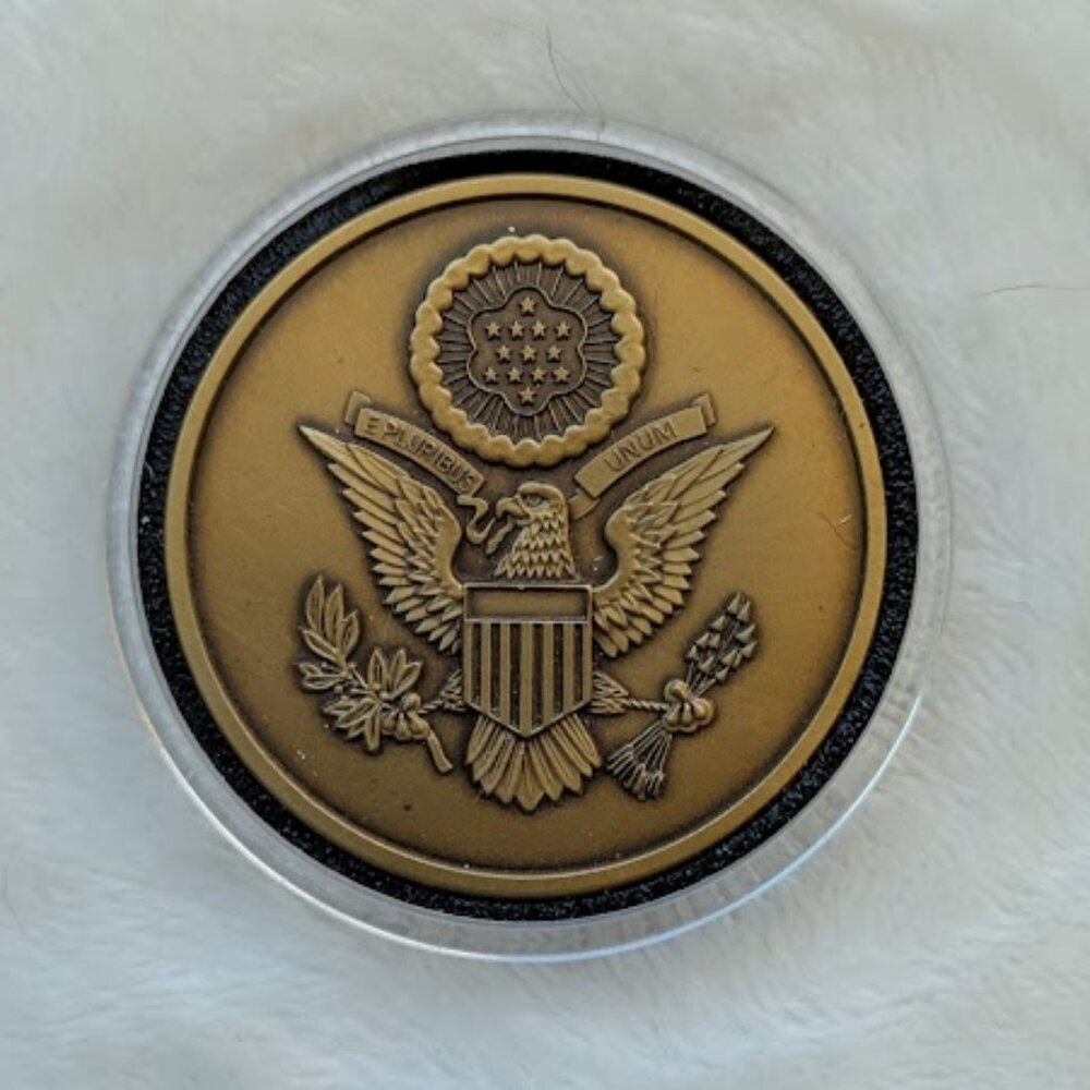 US & SEAL OF THE PRESIDENT MILITARY COIN